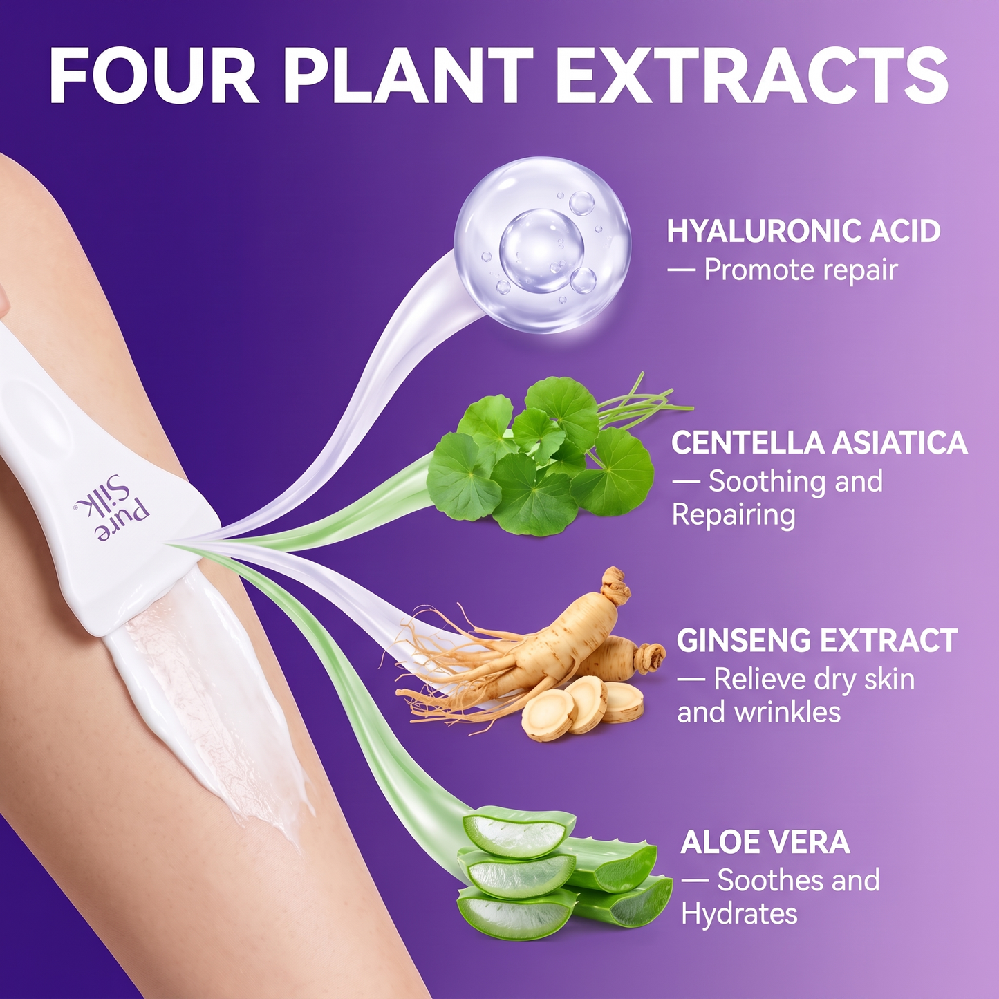Pure Silk Pain-Free Hair Removal Cream